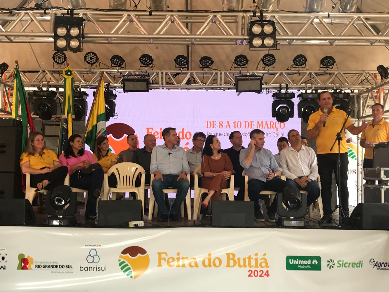15ª Feira do Butiá foi oficialmente aberta neste sábado 9 de março