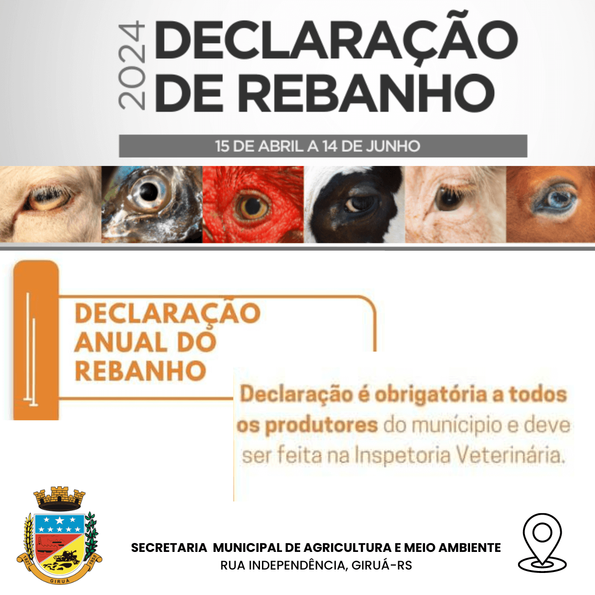 <p>Declara&ccedil;&atilde;o Anual de Rebanho de 2024</p>
