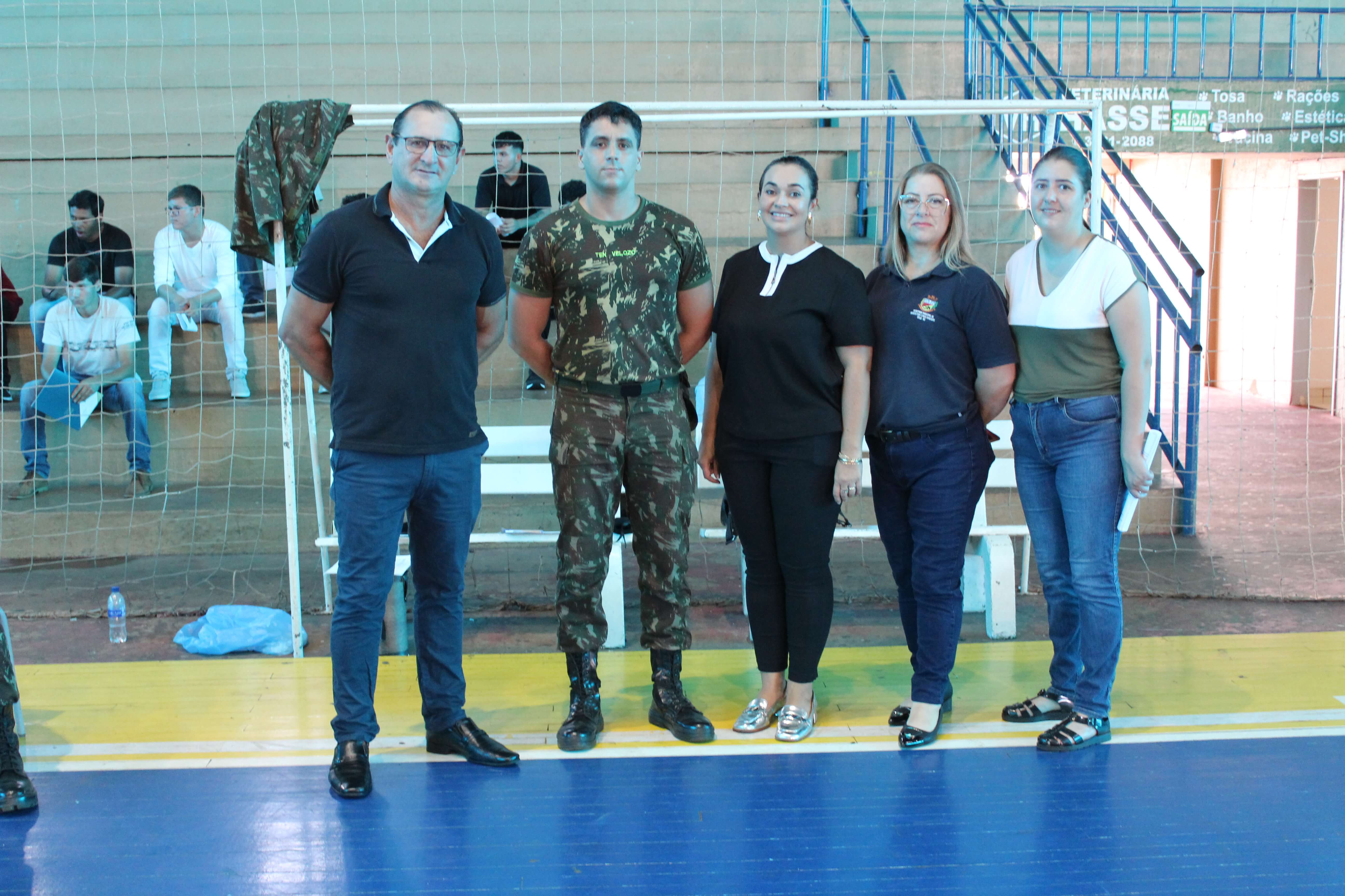 Administração Municipal acompanha andamento da seleção militar em Giruá