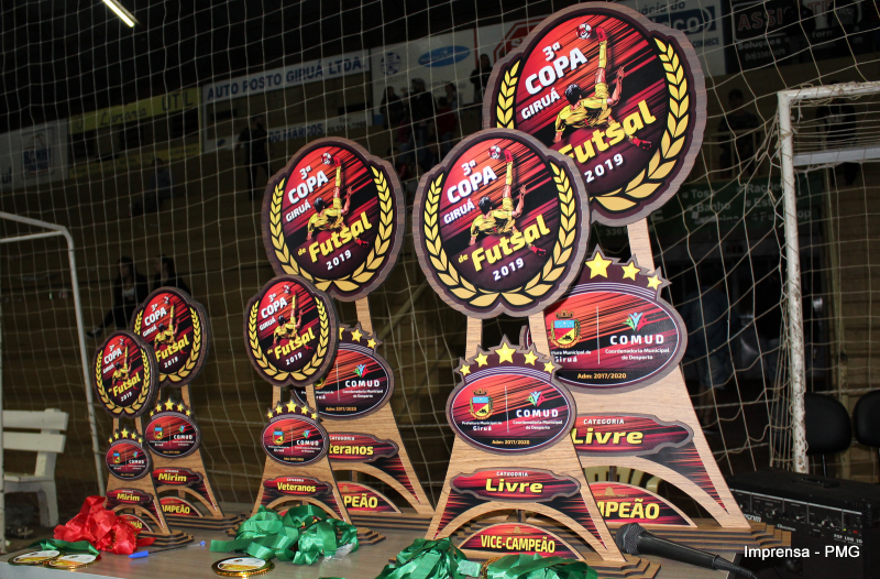 Campeões da 3ª Copa Giruá de Futsal