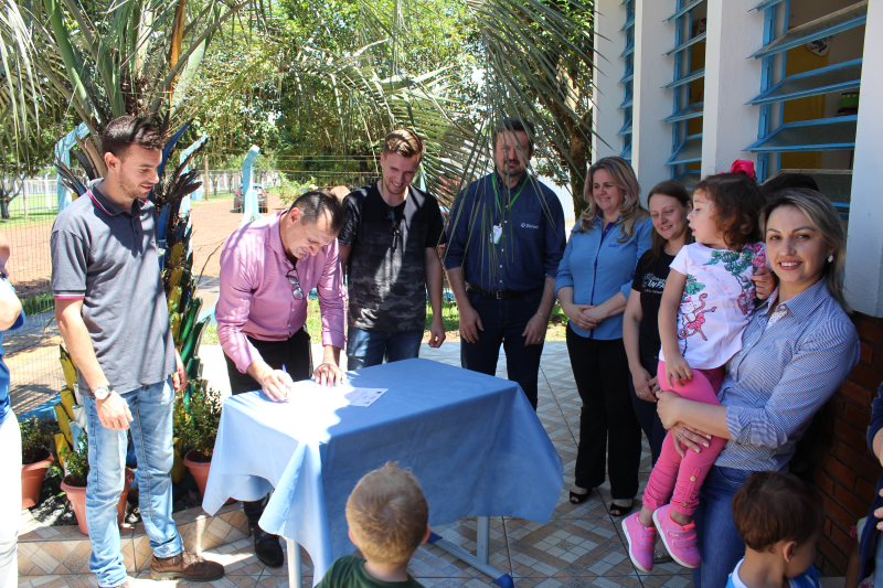 EMEI Criança Feliz recebe investimento para construção de nova sala de aula