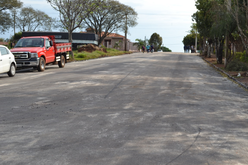 Mais de 9.000 m² de ruas asfaltadas em Giruá são executados
