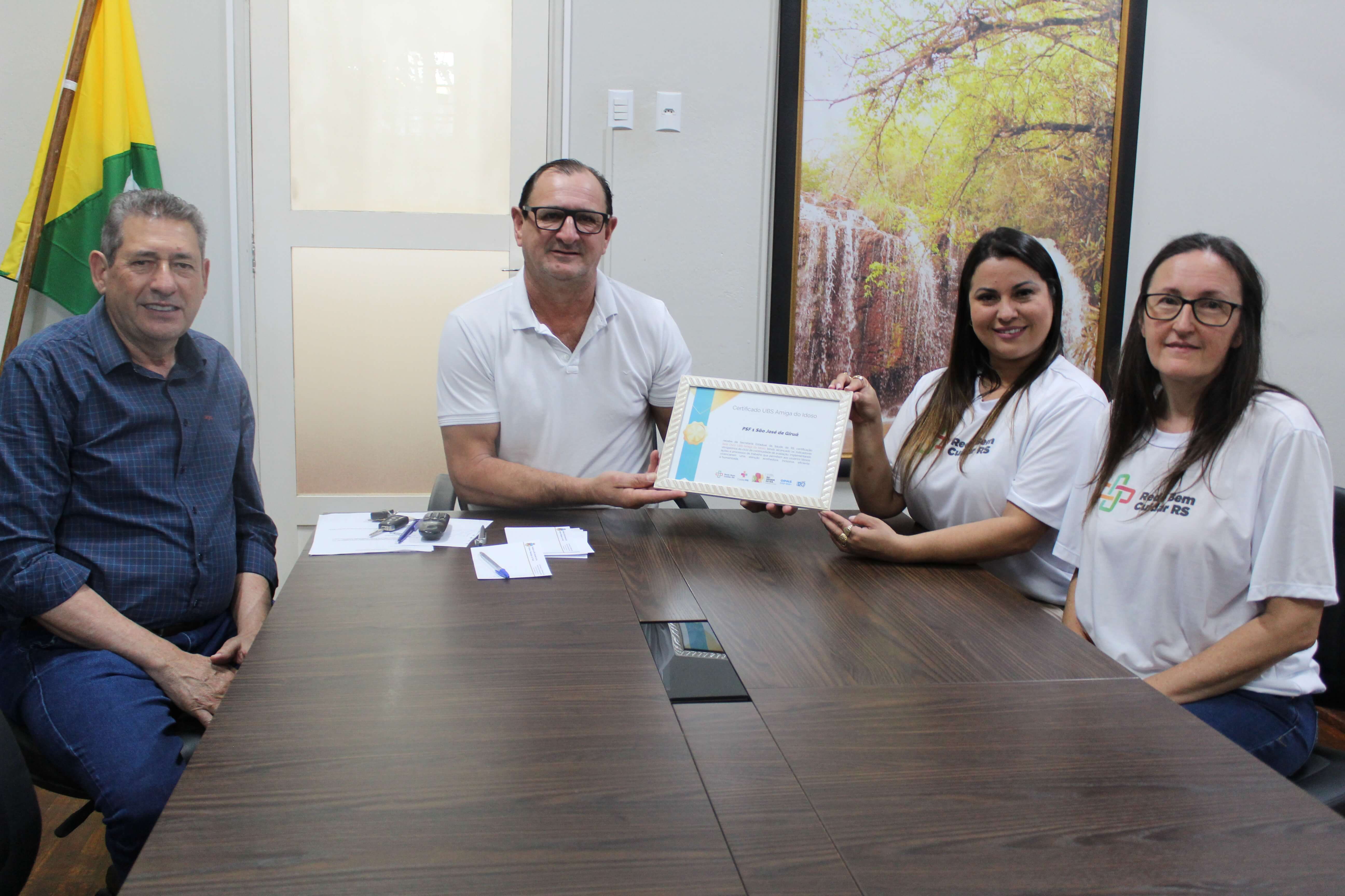 <p><strong>Giru&aacute; conquista certificado selo ouro na execu&ccedil;&atilde;o do Programa Rede Bem Cuidar</strong></p>