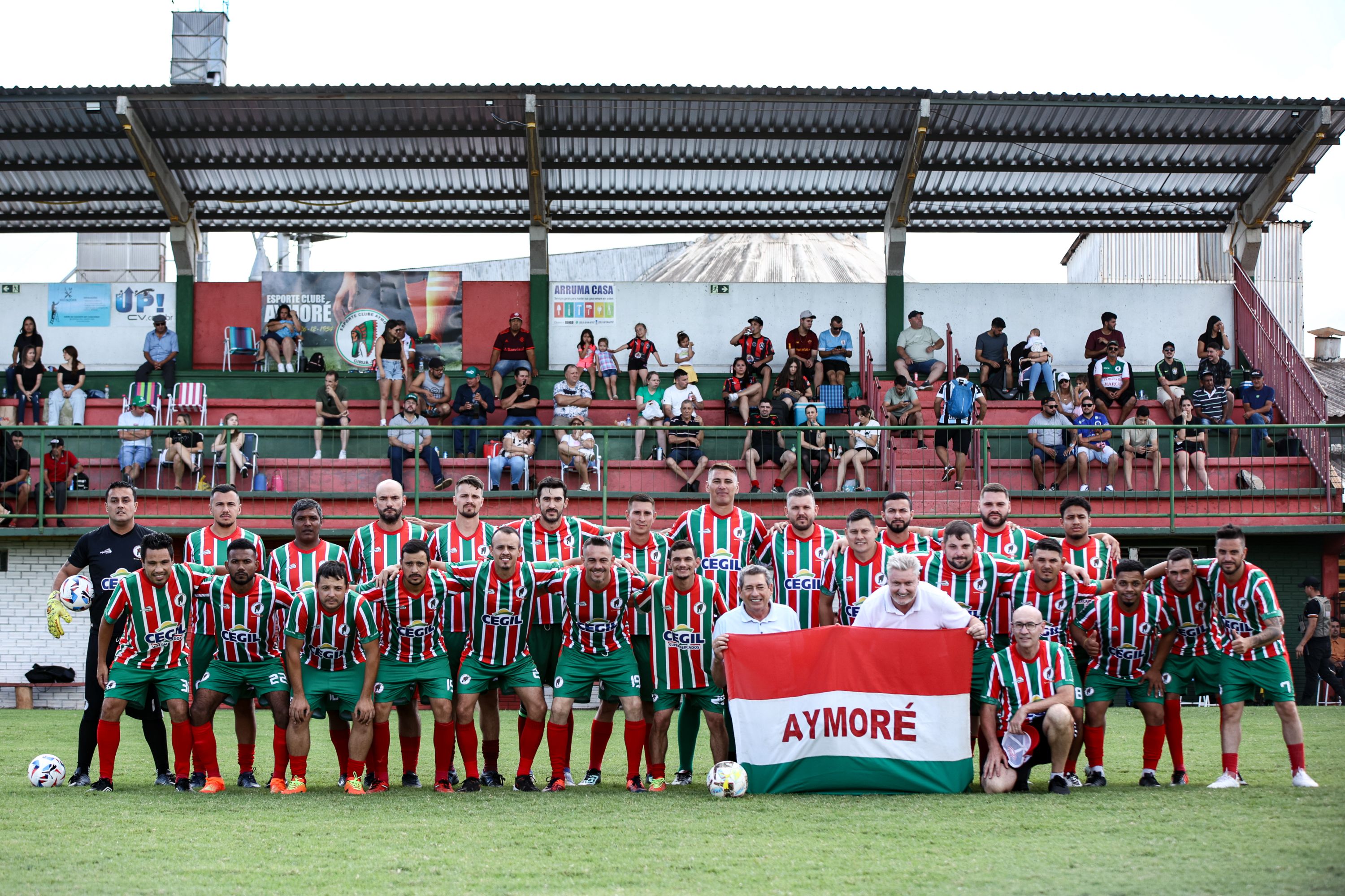 <p style="text-align: left;" align="center">Esporte Clube Aymor&eacute; completa 70 anos de hist&oacute;ria em Giru&aacute;</p>
<p align="center">&nbsp;</p>