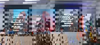 <p><strong>Prefe</strong><strong>ito Taborda </strong><strong>participa de audi&ecirc;ncia p&uacute;blica sobre os 400 anos das Miss&otilde;es durante a 21&ordf; Fenamilho Internacional</strong></p>