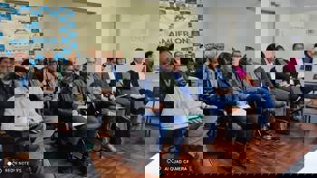 <p>Prefeito Dari Taborda e a&nbsp; secret&aacute;ria municipal de Sa&uacute;de participam de importante reuni&atilde;o do Cofron</p>