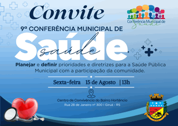 <p><strong>Giru&aacute; se prepara para a 9&ordf; Confer&ecirc;ncia Municipal de Sa&uacute;de com foco na participa&ccedil;&atilde;o comunit&aacute;ria</strong></p>