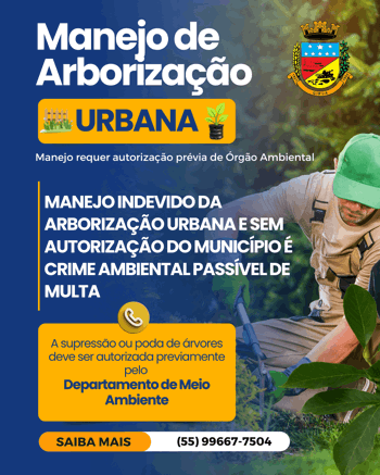 <p>Manejo correto da arboriza&ccedil;&atilde;o urbana: um compromisso com o Meio Ambiente em Giru&aacute;</p>