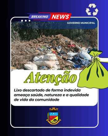 <p>Lixo descartado de forma indevida amea&ccedil;a sa&uacute;de, natureza e a qualidade de vida da comunidade</p>