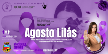 <p>A&ccedil;&atilde;o de conscientiza&ccedil;&atilde;o do Agosto Lil&aacute;s Leva informa&ccedil;&atilde;o &agrave; comunidade giruaense</p>