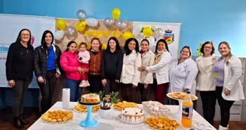 <p>Governo Municipal realiza encontro com gestantes do PIM e Crian&ccedil;a Feliz em alus&atilde;o ao Agosto Dourado</p>