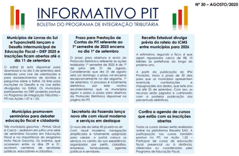 <p>Boletim Informativo PIT referente ao m&ecirc;s de agosto de 2025</p>