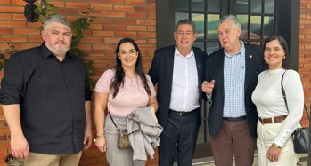 <p>Comitiva giruaense participa de eventos estrat&eacute;gicos na Expointer 2025</p>