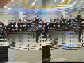 <p>Prefeito Dari Taborda participa do 8&ordm; Congresso de Jovens da Assembleia de Deus e celebra an&uacute;ncio de recursos para Giru&aacute;</p>