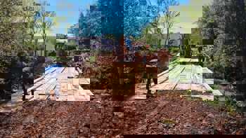 <p>Ponte sobre o Rio Giruazinho &eacute; reconstru&iacute;da no Rinc&atilde;o dos Mellos</p>