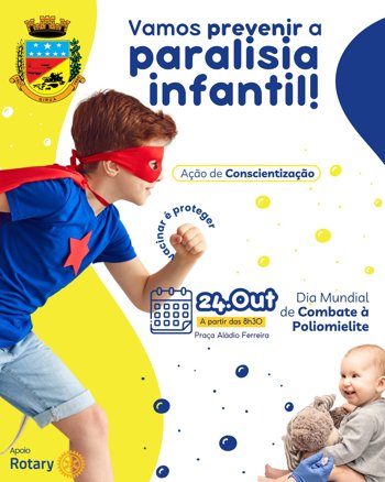 <p>Governo Municipal realiza a&ccedil;&atilde;o de conscientiza&ccedil;&atilde;o no Dia Mundial de Combate &agrave; Poliomielite</p>