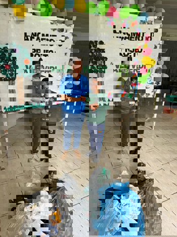 <p>Projeto Vale Verde realiza primeira etapa e arrecada 370 kg de recicl&aacute;veis</p>