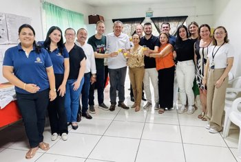 <p>Visita institucional destaca melhorias previstas para o CRAS de Giru&aacute;</p>