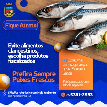 <p>Consumo seguro de pescado &eacute; refor&ccedil;ado na Semana Santa</p>