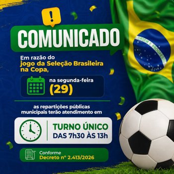 Reparti&ccedil;&otilde;es municipais ter&atilde;o hor&aacute;rio excepcional de funcionamento na pr&oacute;xima segunda-feira