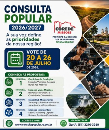 Come&ccedil;ou a vota&ccedil;&atilde;o da Consulta Popular 2026