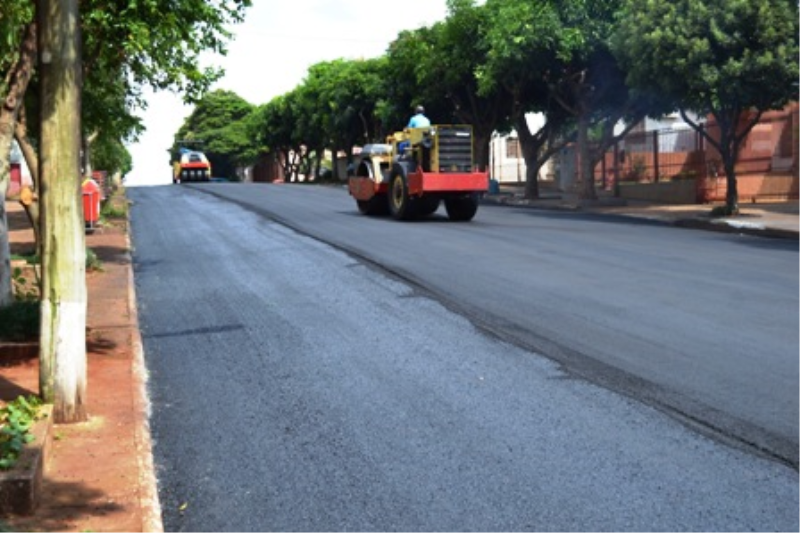 Novas ruas asfaltadas em Giruá e obras prosseguem nos próximos dias