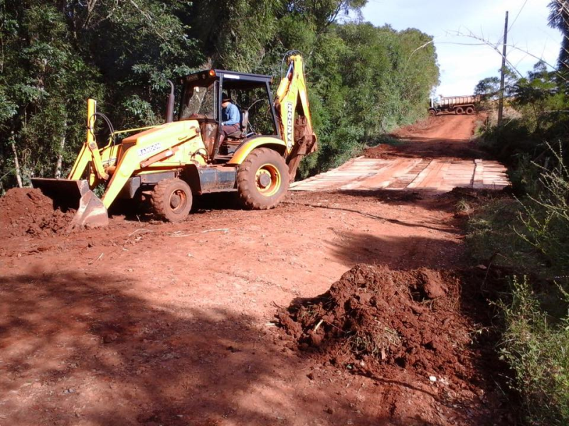 Pontes recebem melhorias no interior de Giruá