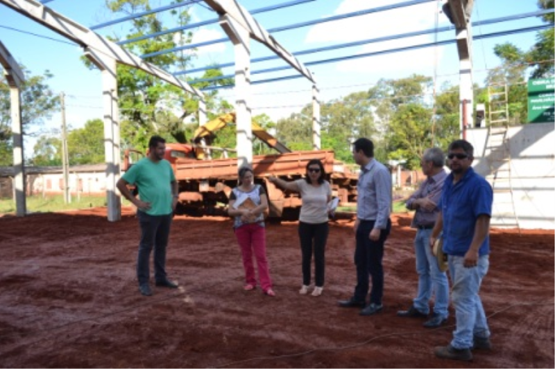 Obras no Parque de Exposições Olmiro Callai em ritmo avançado