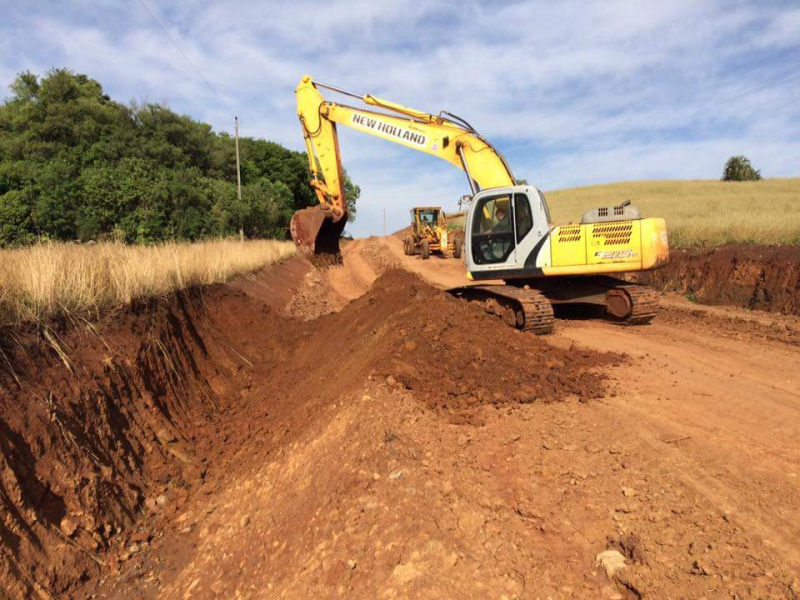 Seguem os trabalhos nas localidades rurais
