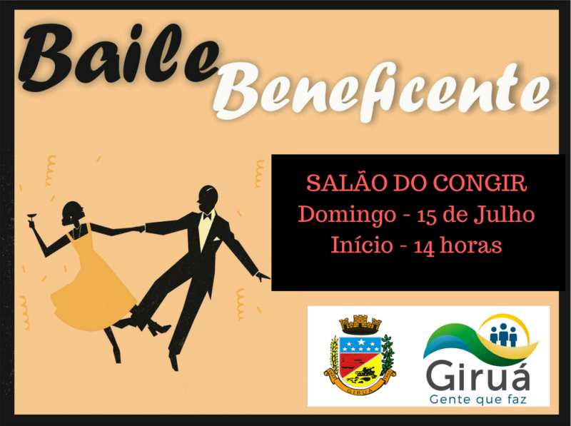 BAILE BENEFICENTE - CAMPANHA DO AGASALHO