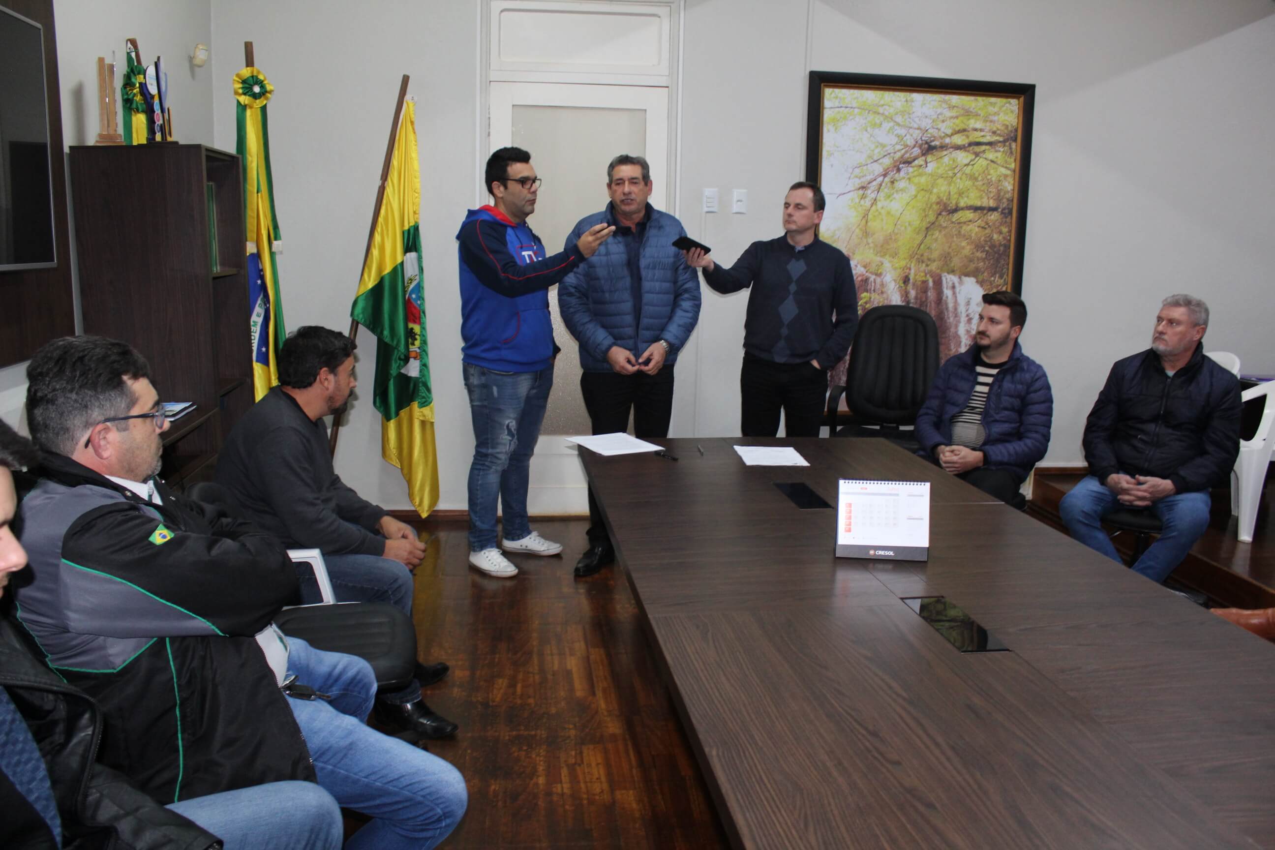 Assinada ordem de início para instalação de rede elétrica na Área Empresarial Lennart Leimann