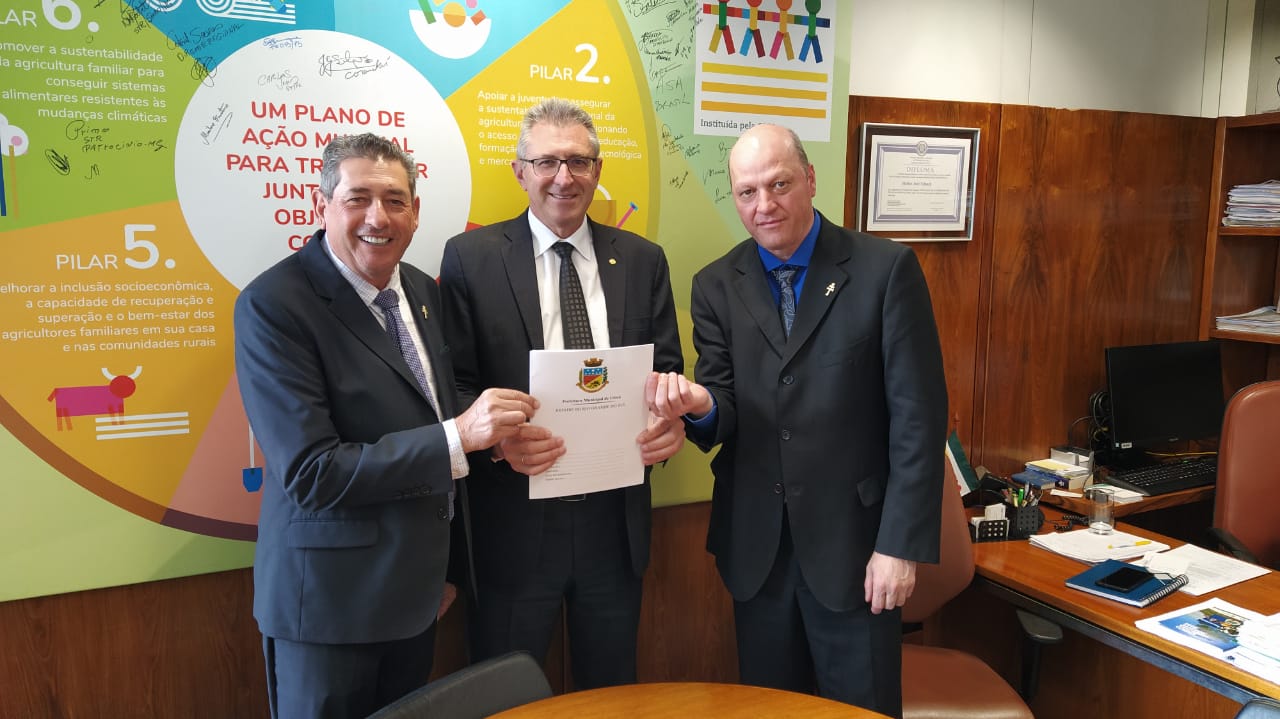 Vice-prefeito Taborda mantém intensa agenda na capital federal