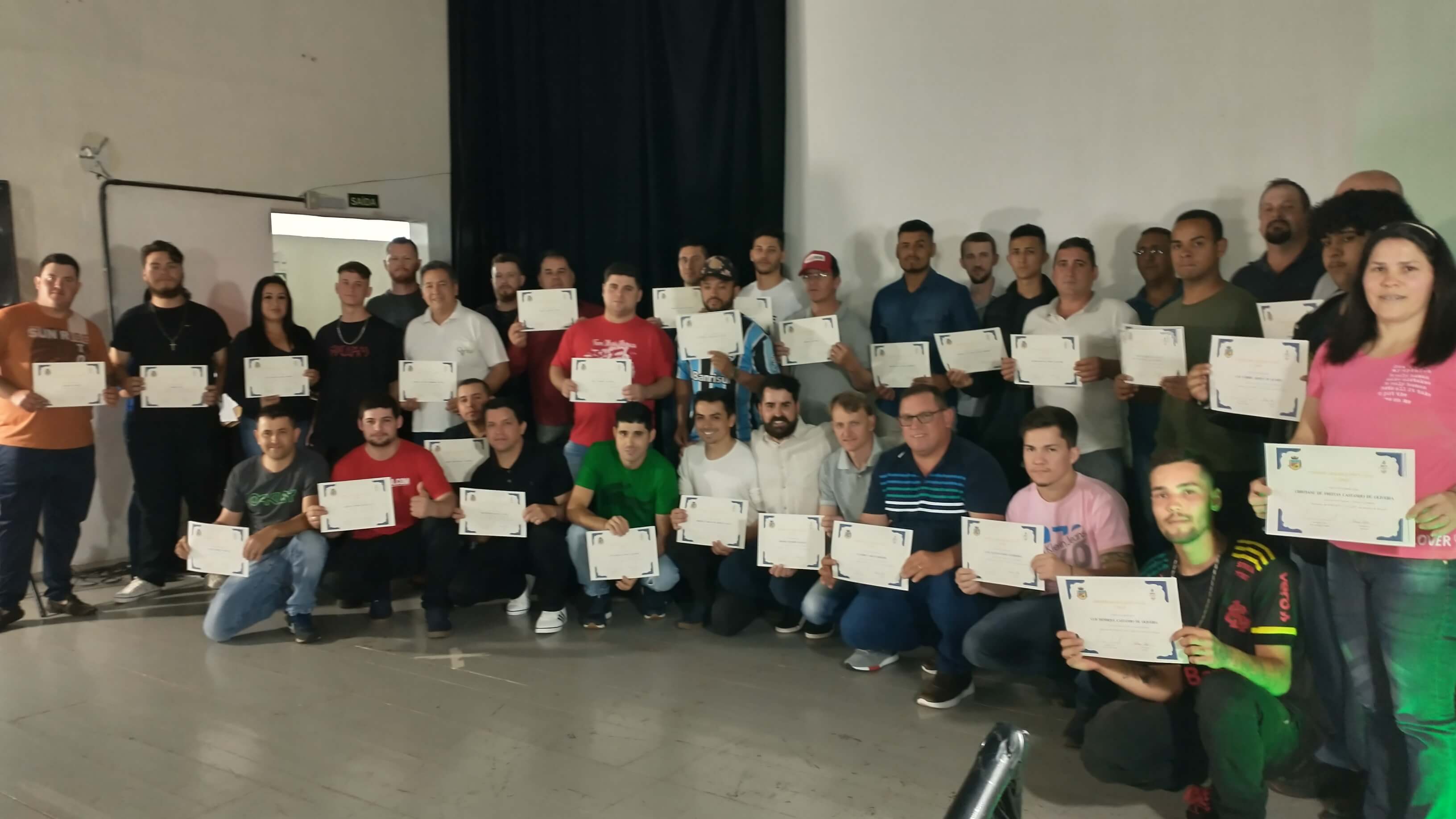 Governo Municipal segue oportunizando qualificação profissional no setor metalmecânico