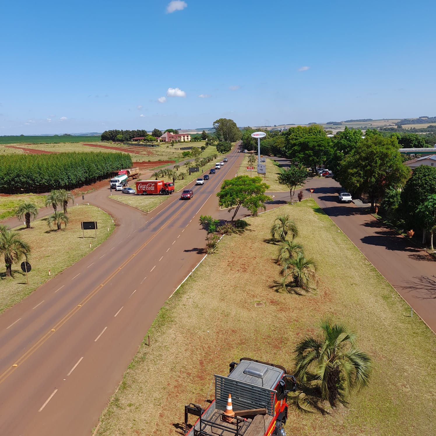 Governo Municipal investe em sistema de iluminação led no trevo de acesso a Giruá