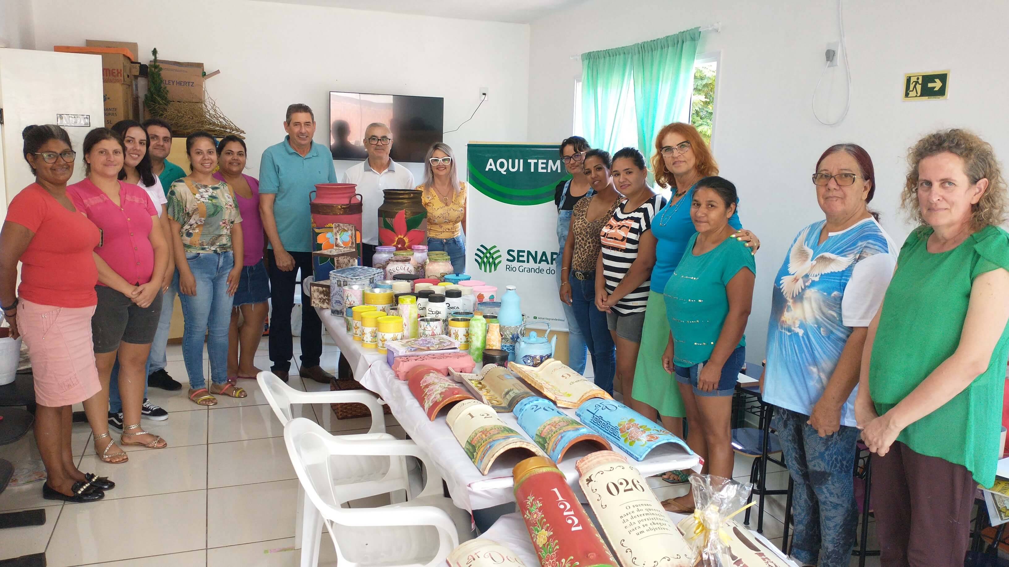 Pessoas assistidas pelo Cras são contempladas com curso gratuito do Senar