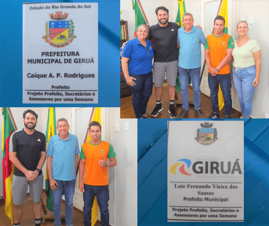 Vice-prefeito Dari Taborda recebeu giruaenses que integraram importantes projetos municipais em 2006 e 2007