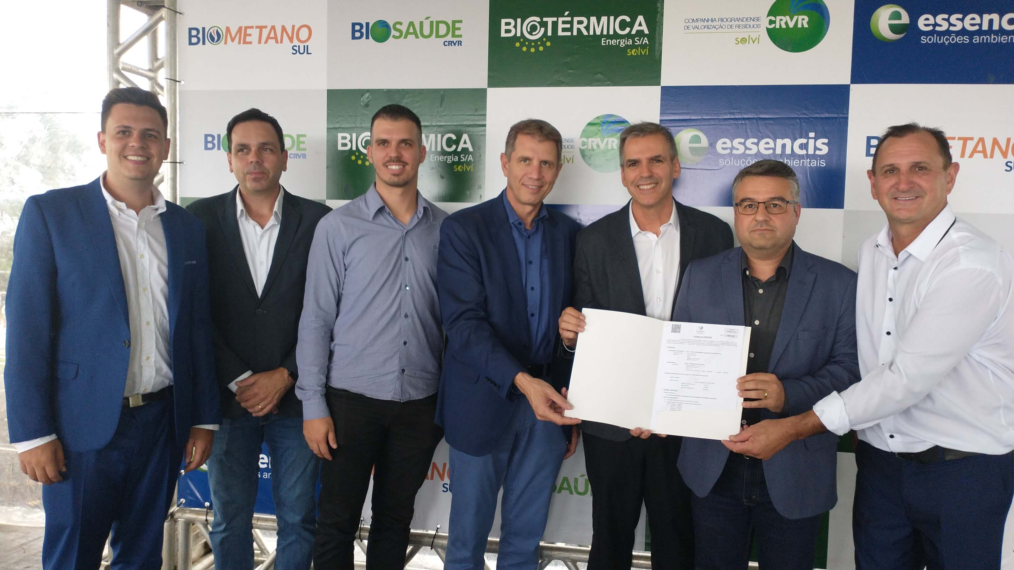 Prefeito Ruben Weimer participa de inauguração da nova planta de recebimento de resíduos da CRVR