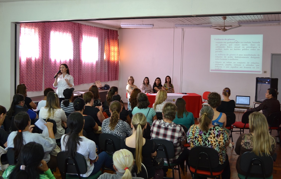 Palestras marcam o Dia Nacional da Não-Violência Contra a Mulher em Giruá
