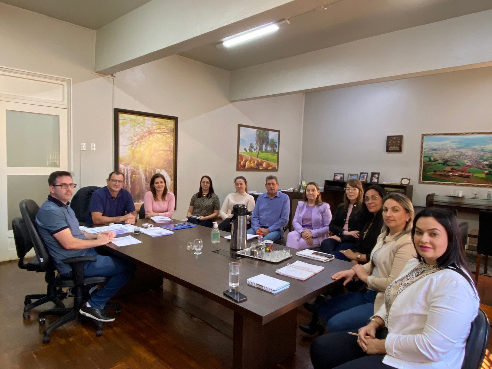 Executivo Municipal reúne equipe de gestão para apresentação de relatórios 
