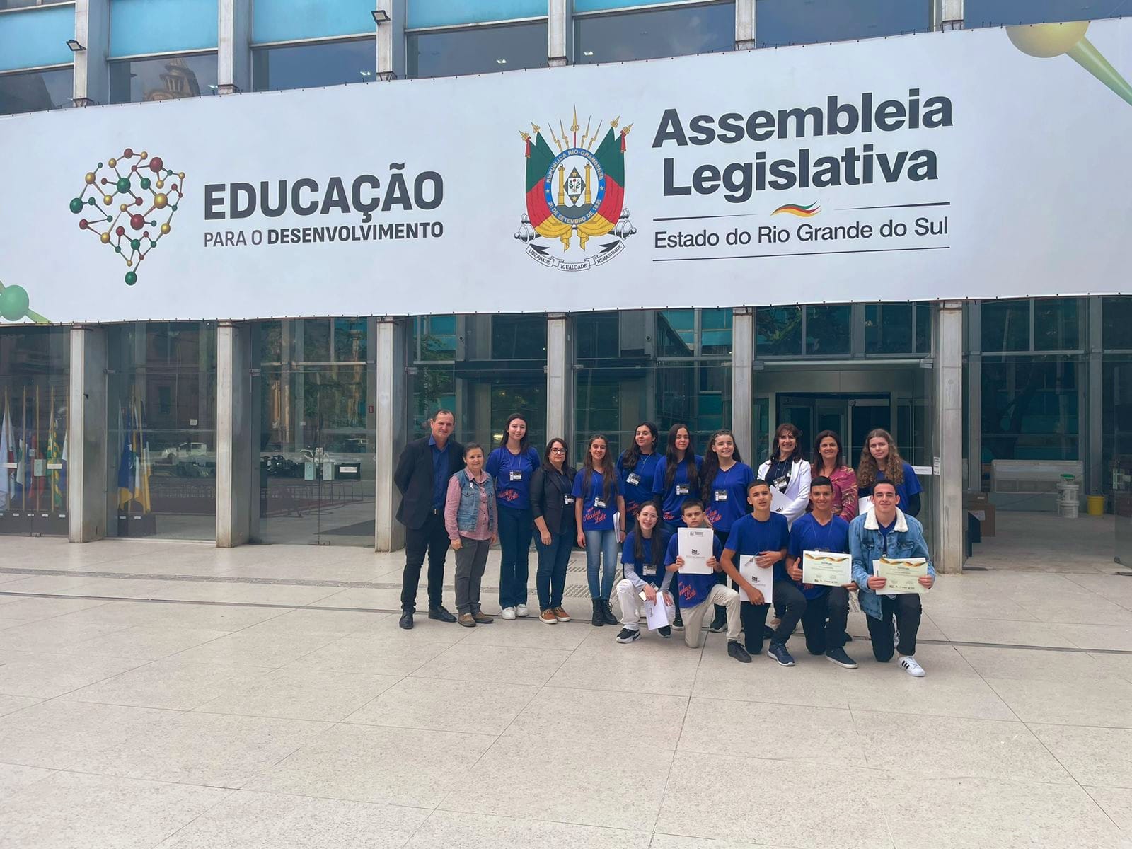 Município de Giruá representado na Sessão Plenária do Estudante em Porto Alegre