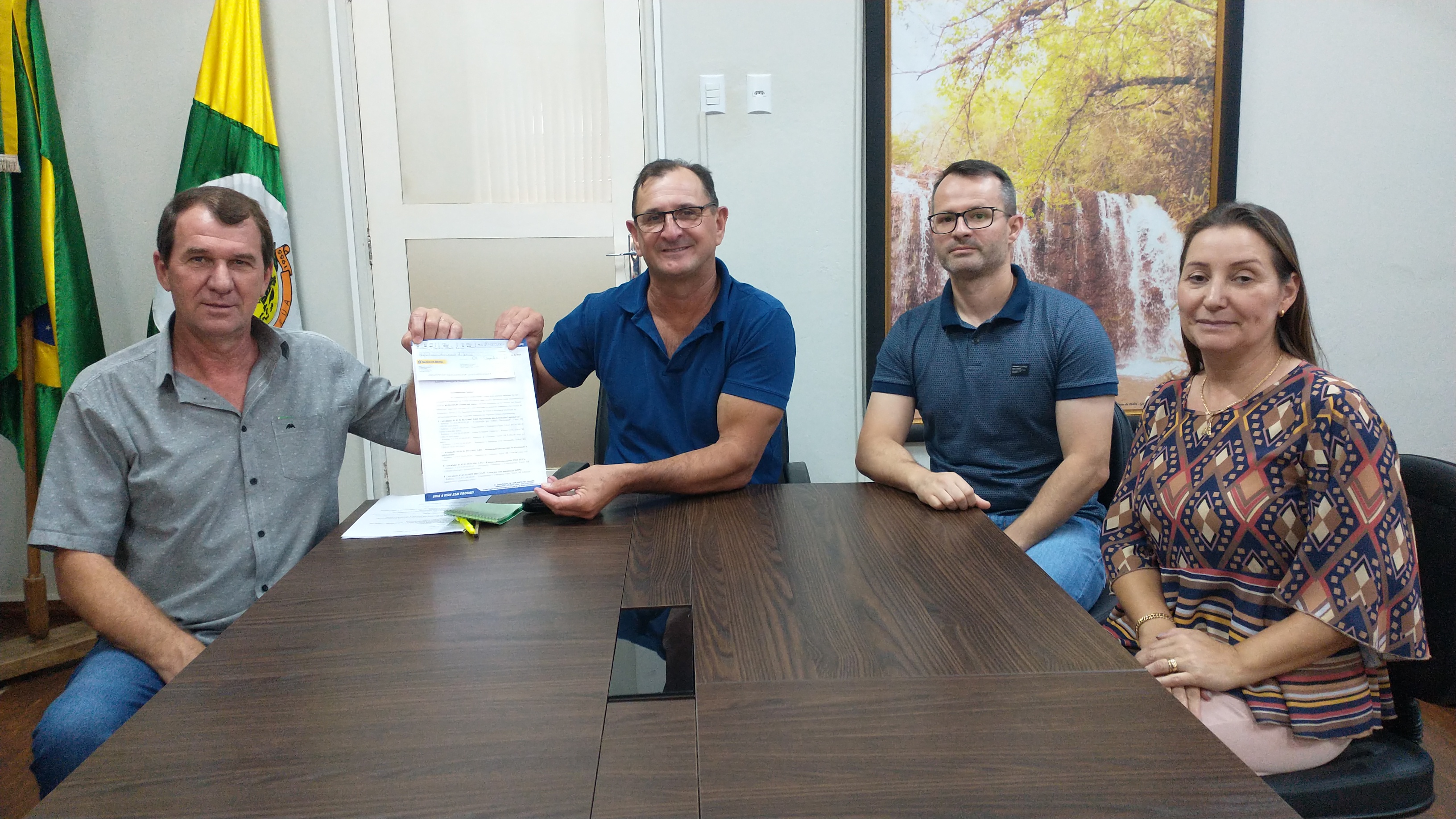 Governo Municipal recebe devolução de R$ 95 mil da Câmara de Vereadores