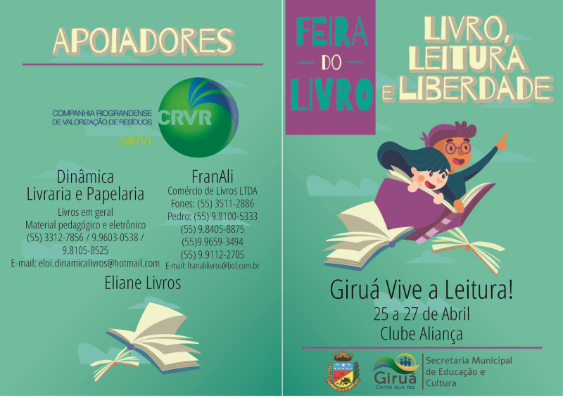Feira do Livro acontece esse final de semana em Giruá