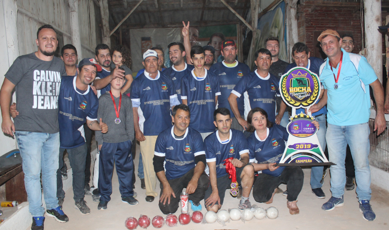 Rincão dos Ribeiros é campeão do Municipal de Bochas
