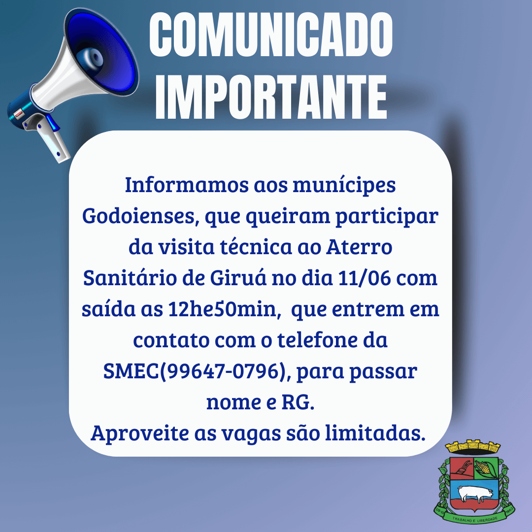 <p>COMUNICADO IMPORTANTE</p>