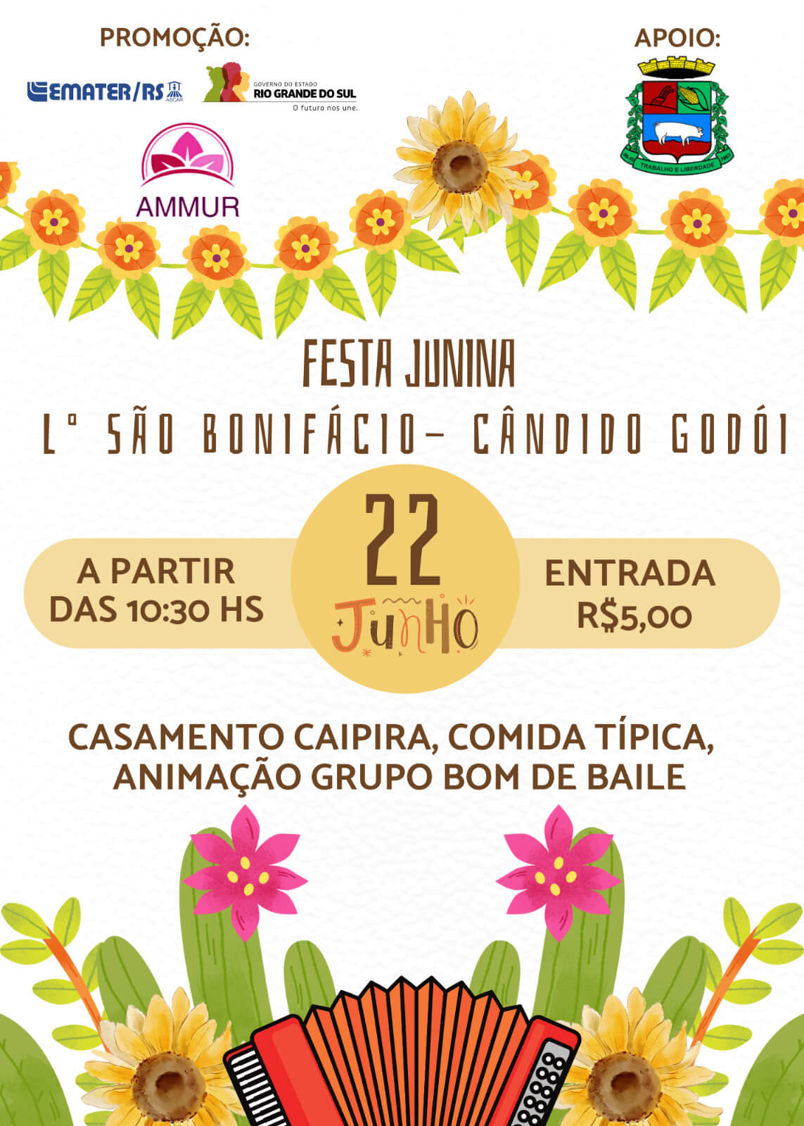<p>O m&ecirc;s da Festa Junina chegou e o convite &eacute; especial!</p>
