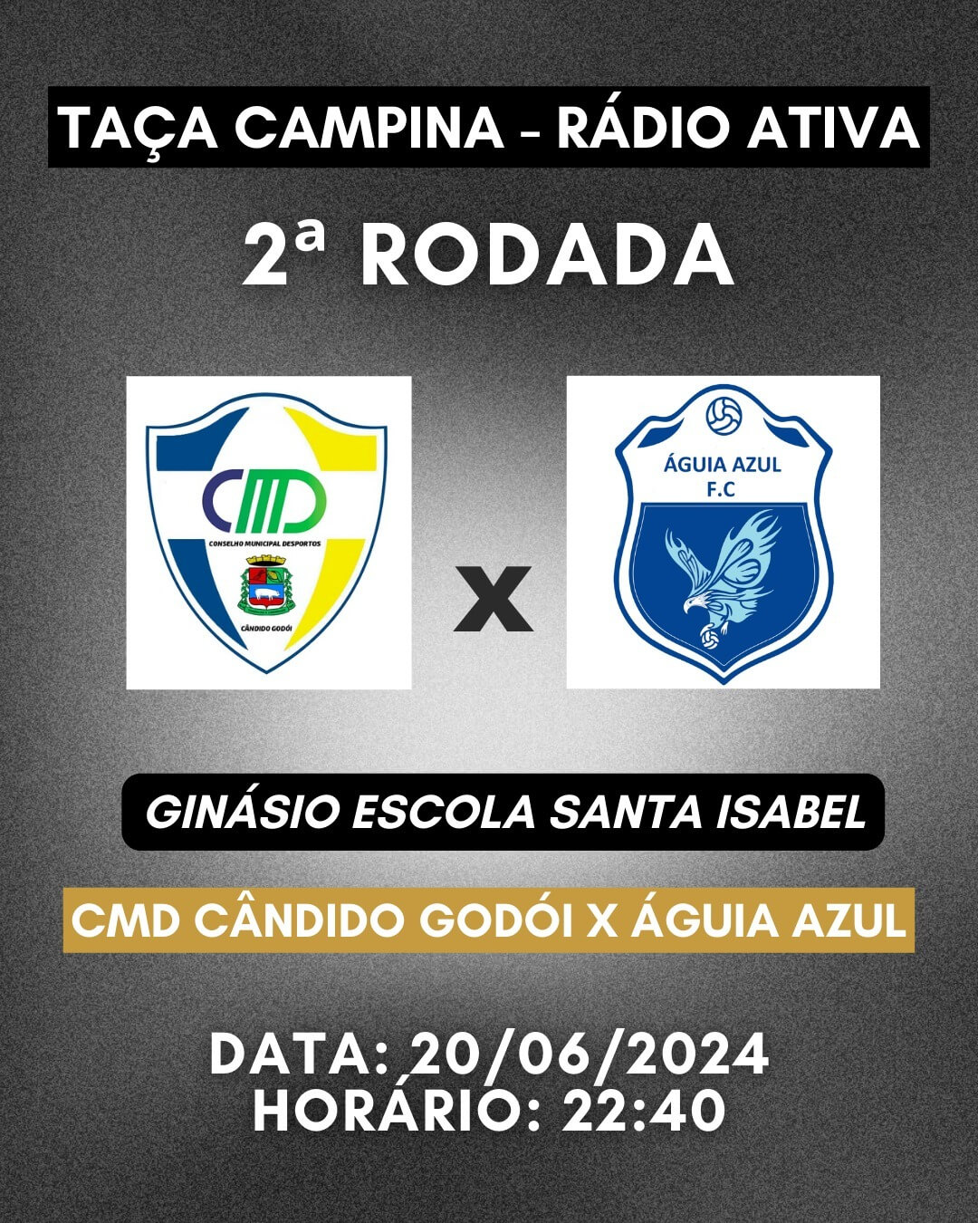 <p>TA&Ccedil;A CAMPINA/R&Aacute;DIO ATIVA/SICREDI DE FUTSAL</p>