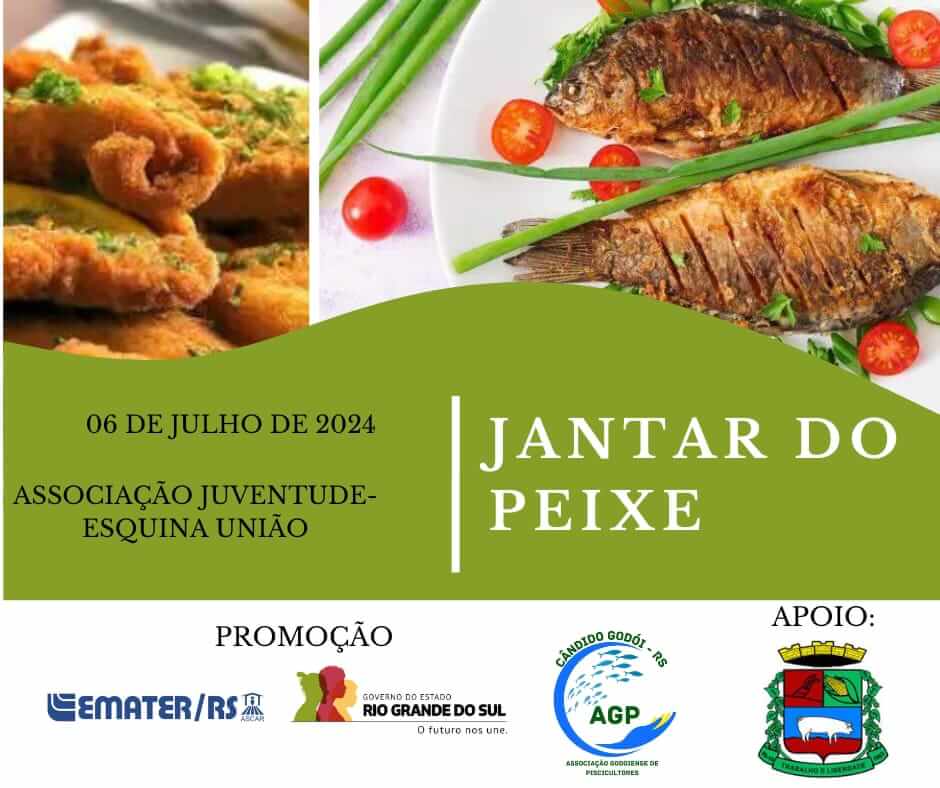 <p>Vem a&iacute; o Jantar do Peixe de C&acirc;ndido God&oacute;i</p>