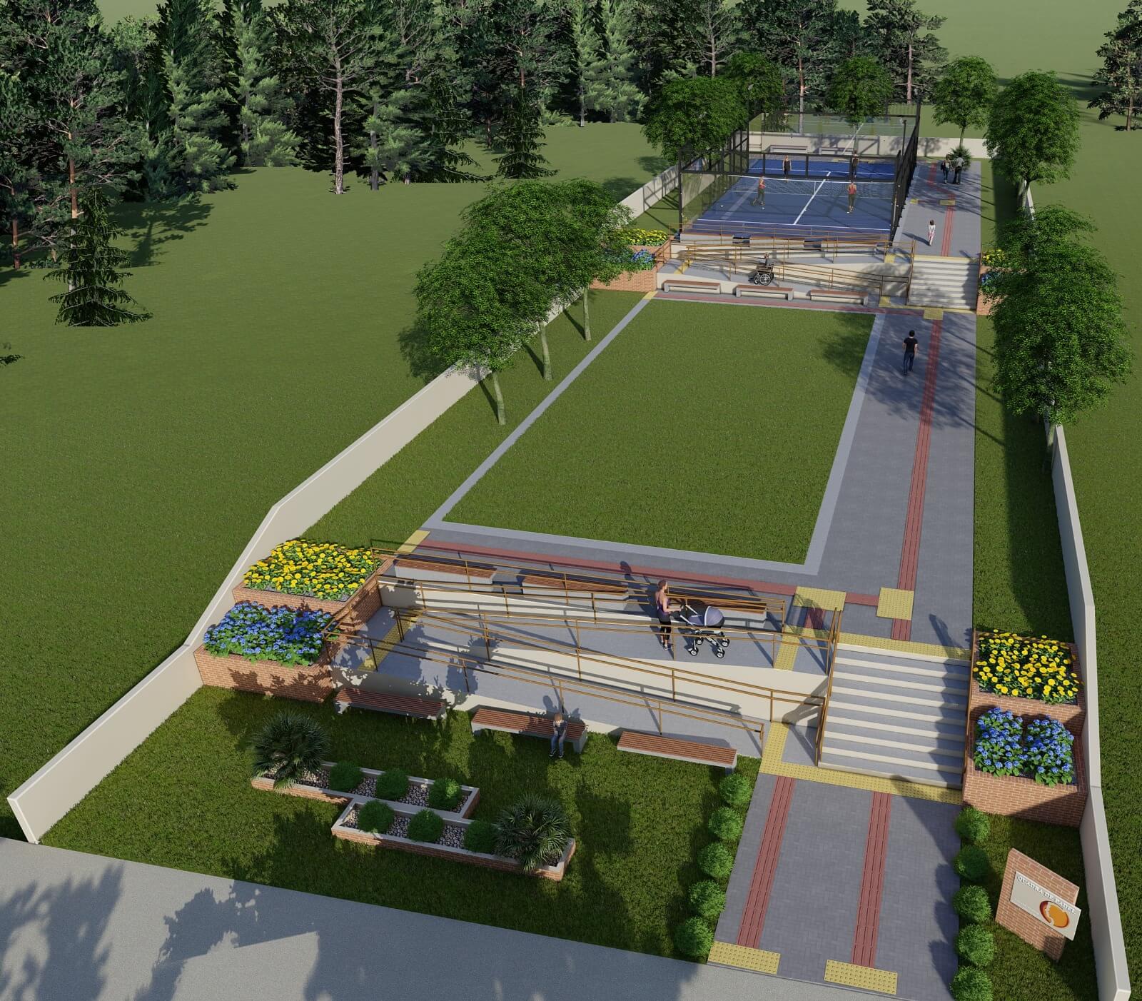 <p>CONSTRU&Ccedil;&Atilde;O DA QUADRA DE PADEL</p>
