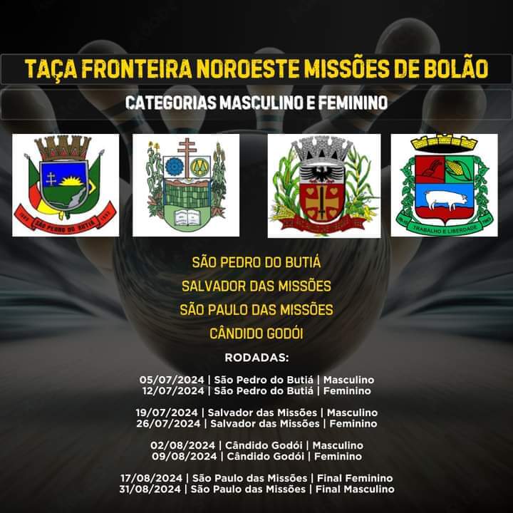 <p>TA&Ccedil;A FRONTEIRA NOROESTE MISS&Otilde;ES DE BOL&Atilde;O 2024</p>