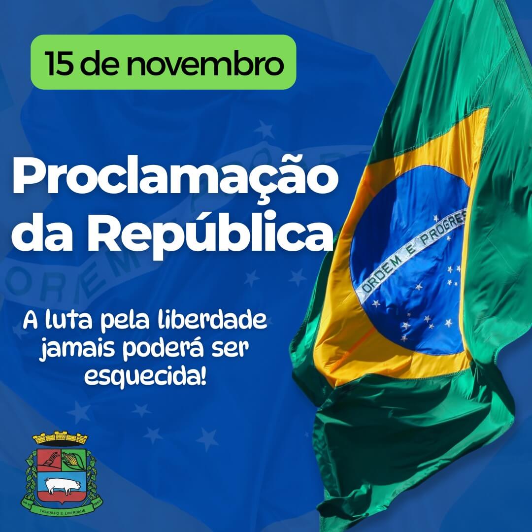 <p>Proclama&ccedil;&atilde;o da Rep&uacute;blica</p>